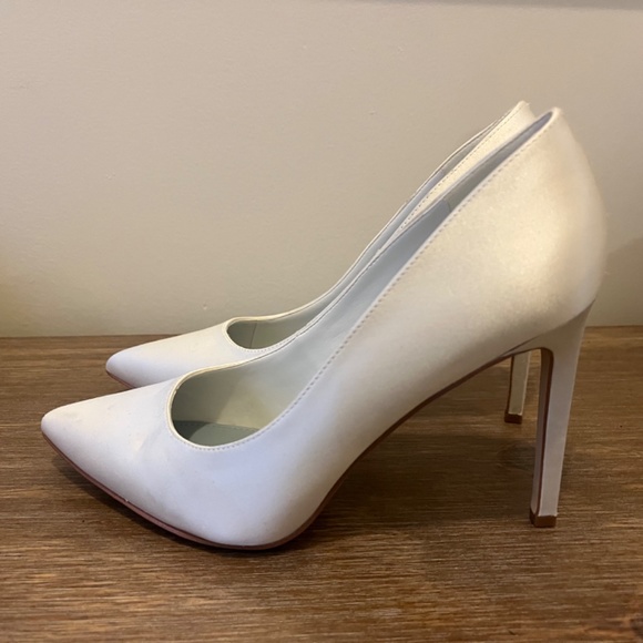 COPY - Nine West White Heels, Size 8 - Picture 3 of 5
